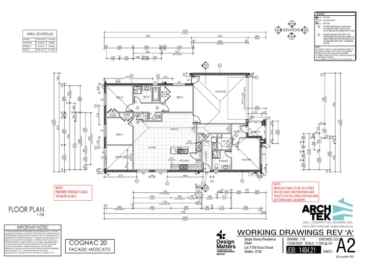 Floorplan of Homely house listing, 11 Ficus Circuit, Wallan VIC 3756