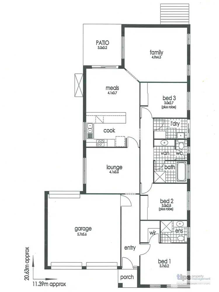 Floorplan of Homely house listing, 15 Fuschia Street, Huntfield Heights SA 5163