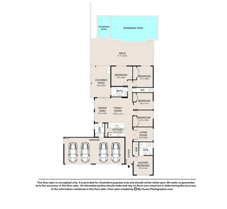 Floorplan of Homely house listing, 24 Ridgecrest Drive, Flagstone QLD 4280