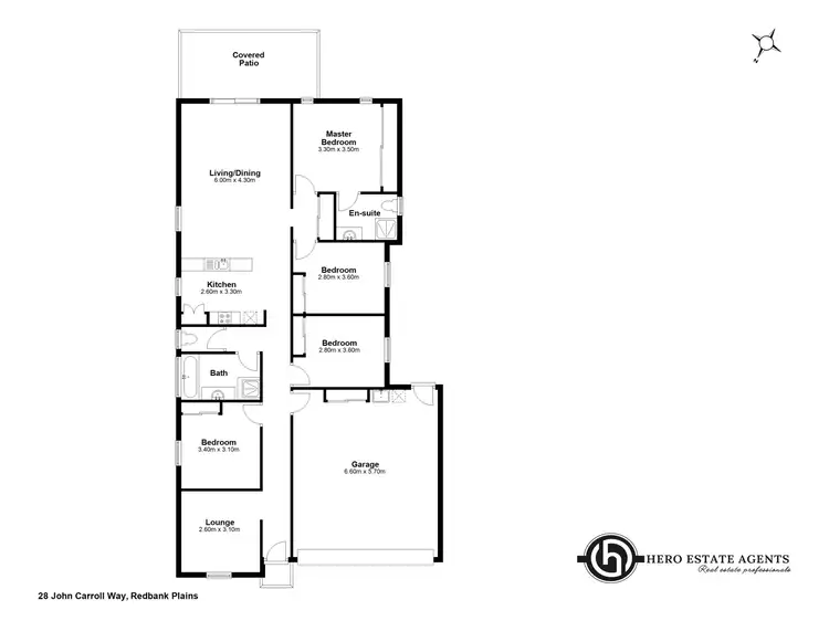 Floorplan of Homely house listing, 28 John Carroll Way, Redbank Plains QLD 4301