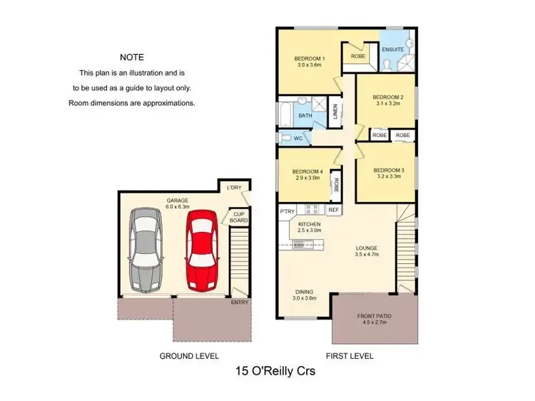 Floorplan of Homely house listing, 15 O'Reilly Crescent, Springfield Lakes QLD 4300