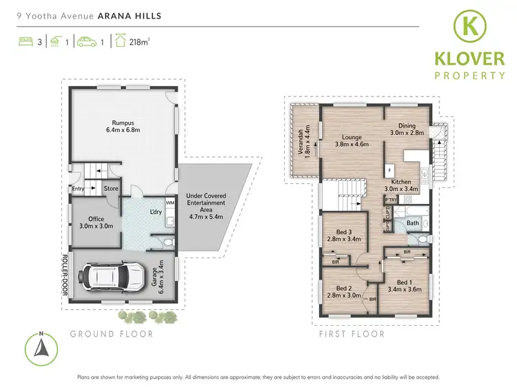 Floorplan of Homely house listing, 9 Yootha Ave, Arana Hills QLD 4054