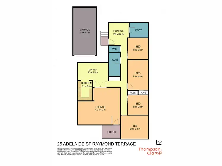 Floorplan of Homely house listing, 25 Adelaide Street, Raymond Terrace NSW 2324