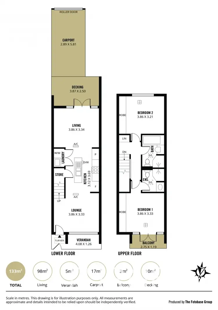 Floorplan of Homely house listing, 5A Spence Place, Adelaide SA 5000