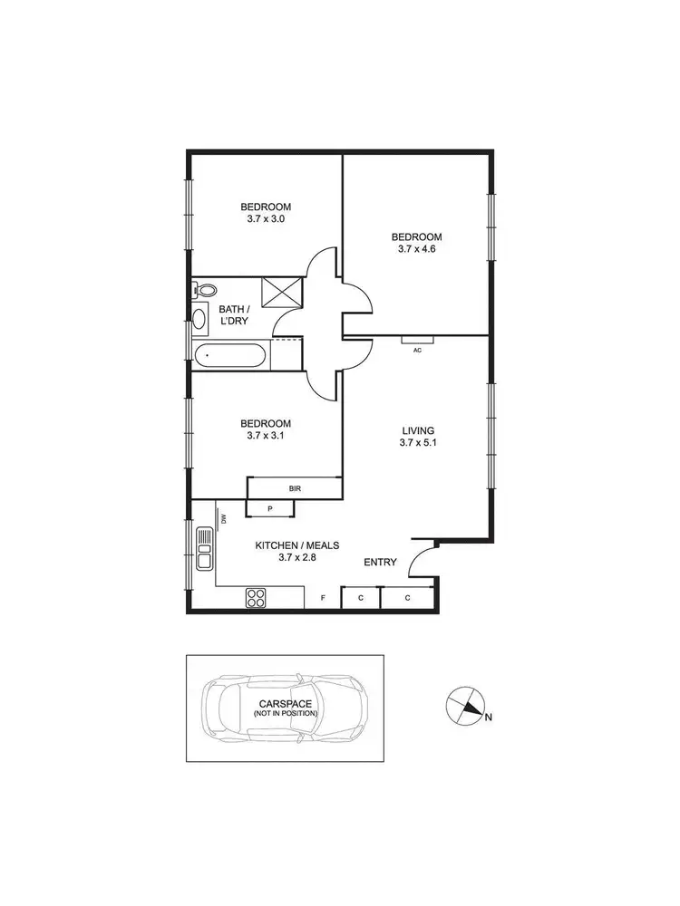 Floorplan of Homely apartment listing, 11/1379 Nepean Highway, Cheltenham VIC 3192