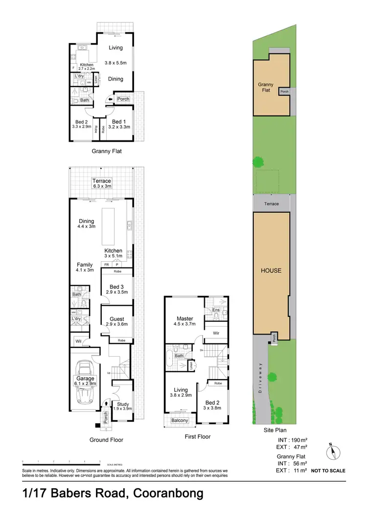 Floorplan of Homely semi-detached listing, 1/17 Babers Road, Cooranbong NSW 2265
