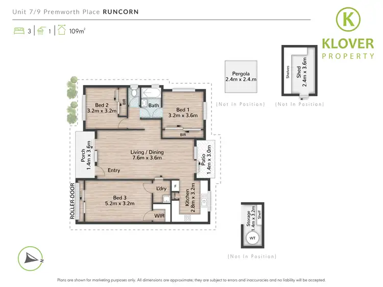 Floorplan of Homely townhouse listing, 7/9 Premworth Place, Runcorn QLD 4113