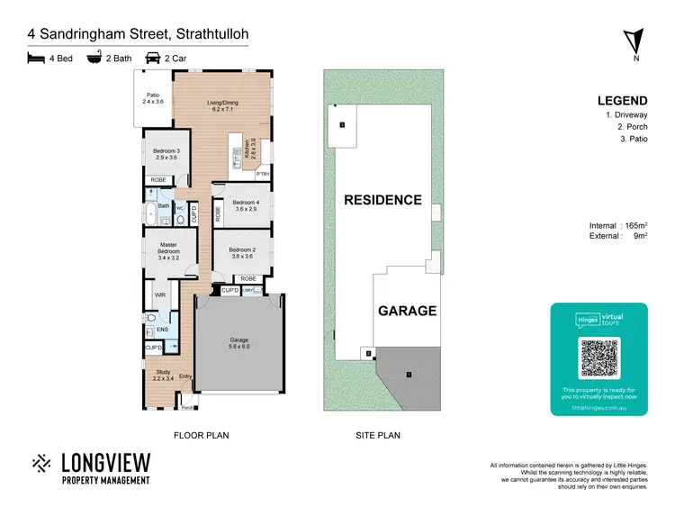 Floorplan of Homely house listing, 4 Sandringham Street, Strathtulloh VIC 3338