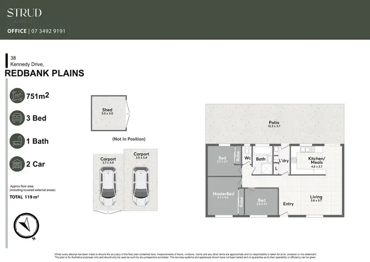 Floorplan of Homely house listing, 38 Kennedy Drive, Redbank Plains QLD 4301