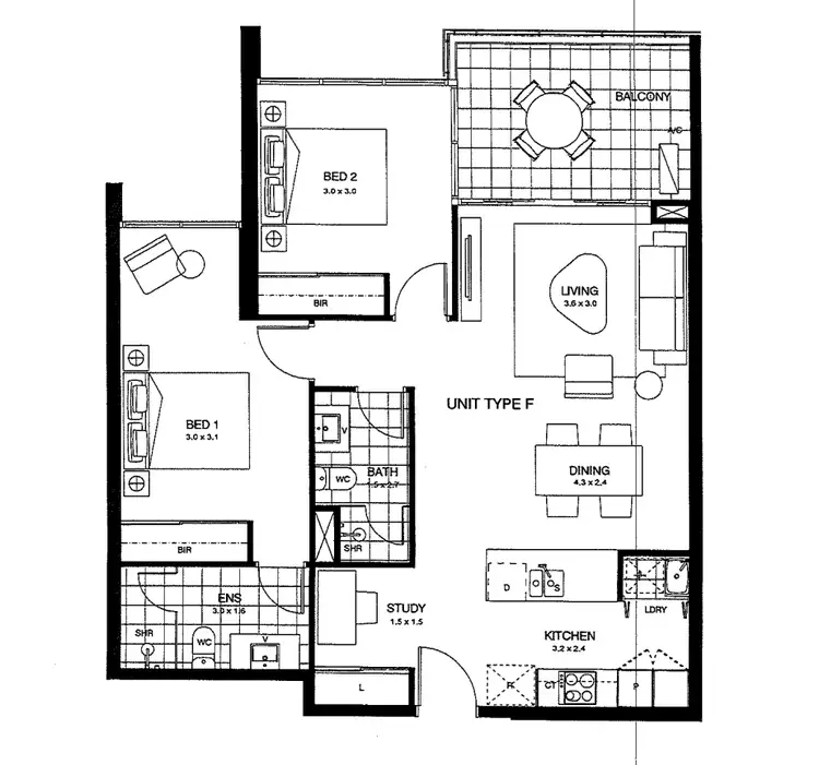 Floorplan of Homely unit listing, 82/9 Irving Street, Phillip ACT 2606