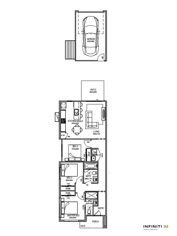 Floorplan of Homely house listing, 2 Arrowgrass Walk, Thornhill Park VIC 3335