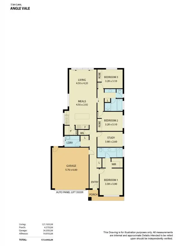 Floorplan of Homely house listing, 5 Ian Lane, Angle Vale SA 5117