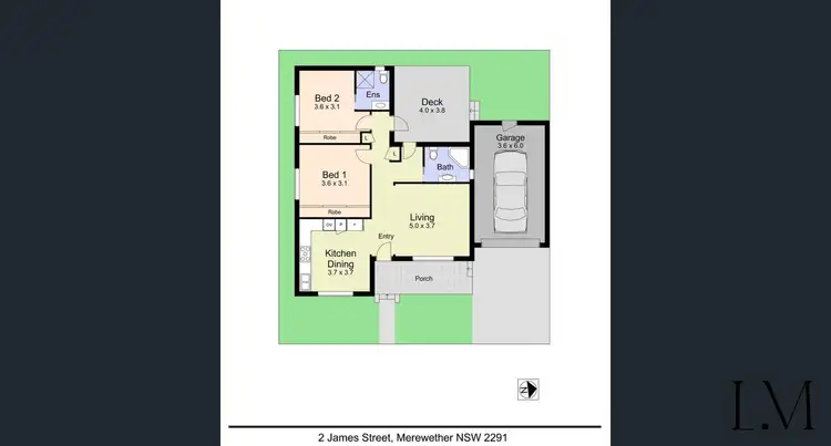 Floorplan of Homely house listing, 2 James Street, Merewether NSW 2291
