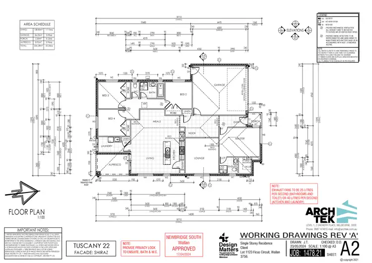 Floorplan of Homely house listing, 23 Ficus Circuit, Wallan VIC 3756
