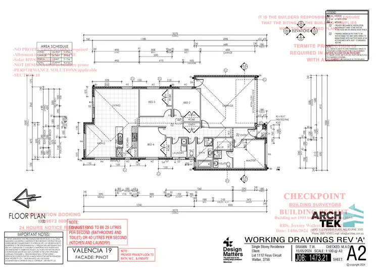 Floorplan of Homely house listing, 18 Ficus Circuit, Wallan VIC 3756