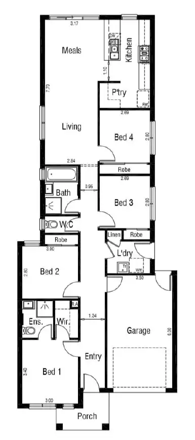 Floorplan of Homely house listing, 14 Malham Street, Lara VIC 3212