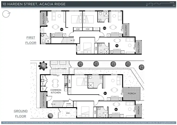 Floorplan of Homely apartment listing, 1/10 Harden St, Acacia Ridge QLD 4110