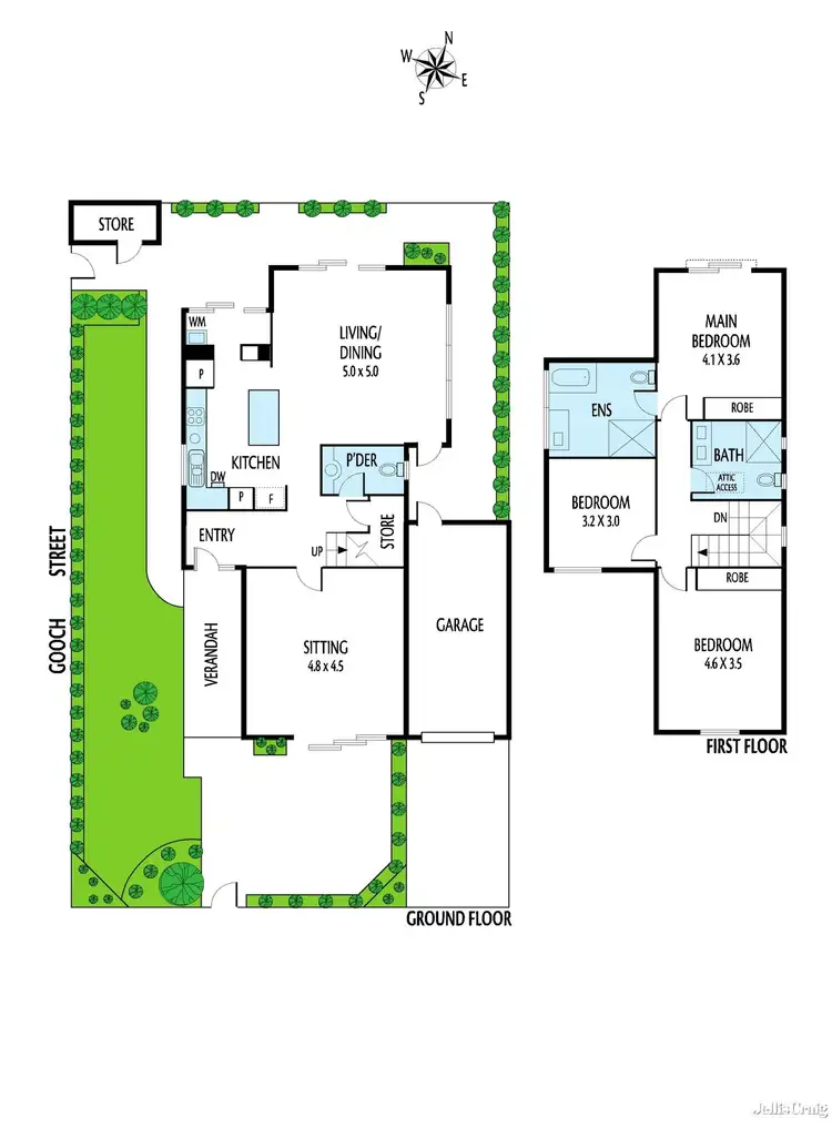 Floorplan of Homely house listing, 15 Cravens Street, Prahran VIC 3181