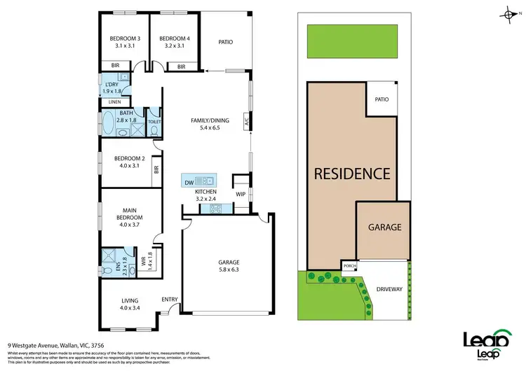 Floorplan of Homely house listing, 9 Westgate Avenue, Wallan VIC 3756