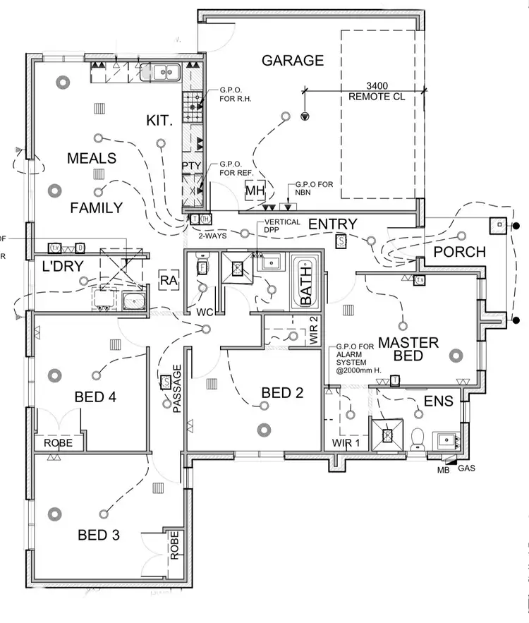 Floorplan of Homely house listing, 32 Maggie Crescent, Mambourin VIC 3024