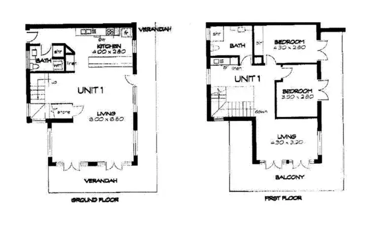 Floorplan of Homely townhouse listing, 1/8 West Beach Road, West Beach SA 5024