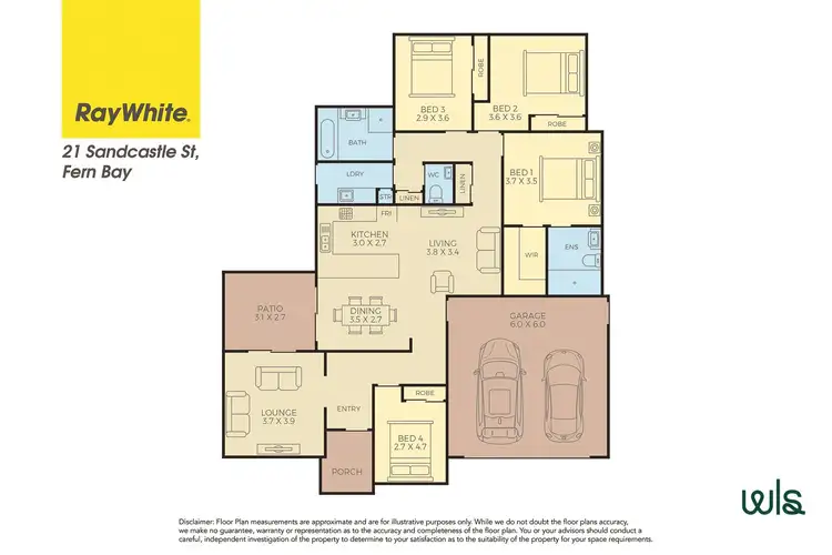 Floorplan of Homely house listing, 21 Sandcastle Street, Fern Bay NSW 2295