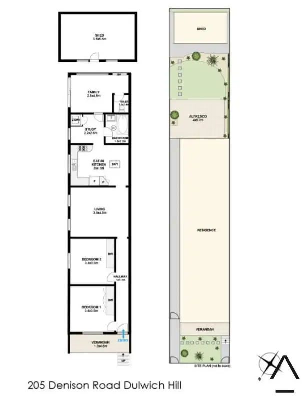 Floorplan of Homely house listing, 205 Denison Road, Dulwich Hill NSW 2203