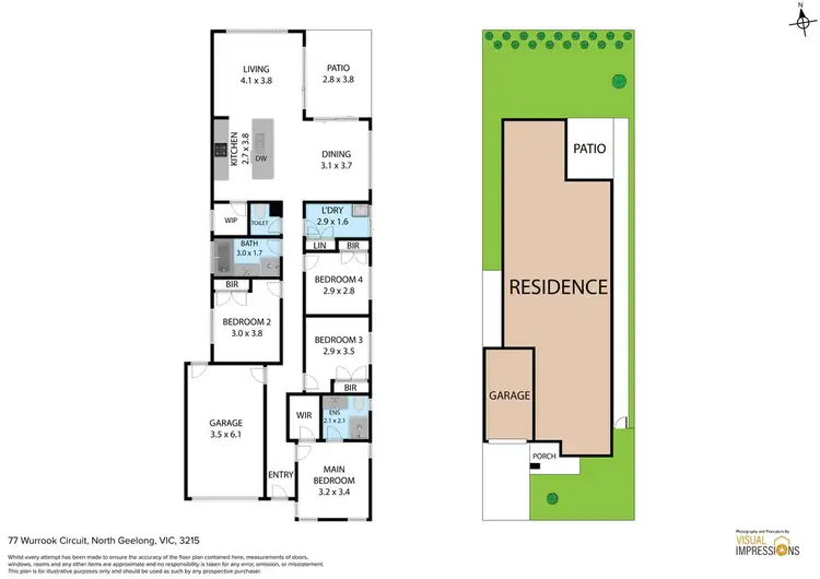 Floorplan of Homely house listing, 77 Wurrook Circuit, North Geelong VIC 3215