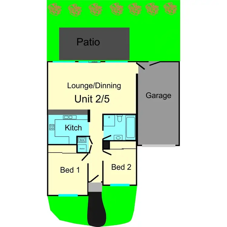 Floorplan of Homely house listing, 2/5 Bertram Road, Bayswater VIC 3153