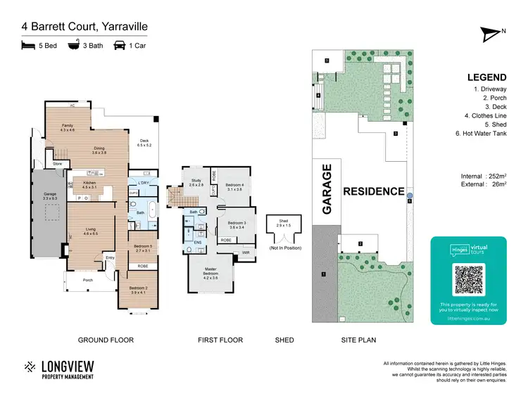 Floorplan of Homely house listing, 4 Barrett Court, Yarraville VIC 3013