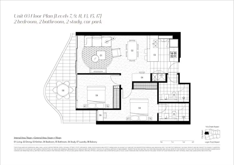 Floorplan of Homely apartment listing, 903/62 Logan Road, Woolloongabba QLD 4102