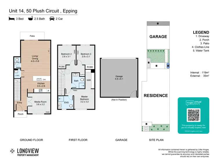Floorplan of Homely house listing, 14/50 Plush Circuit, Epping VIC 3076
