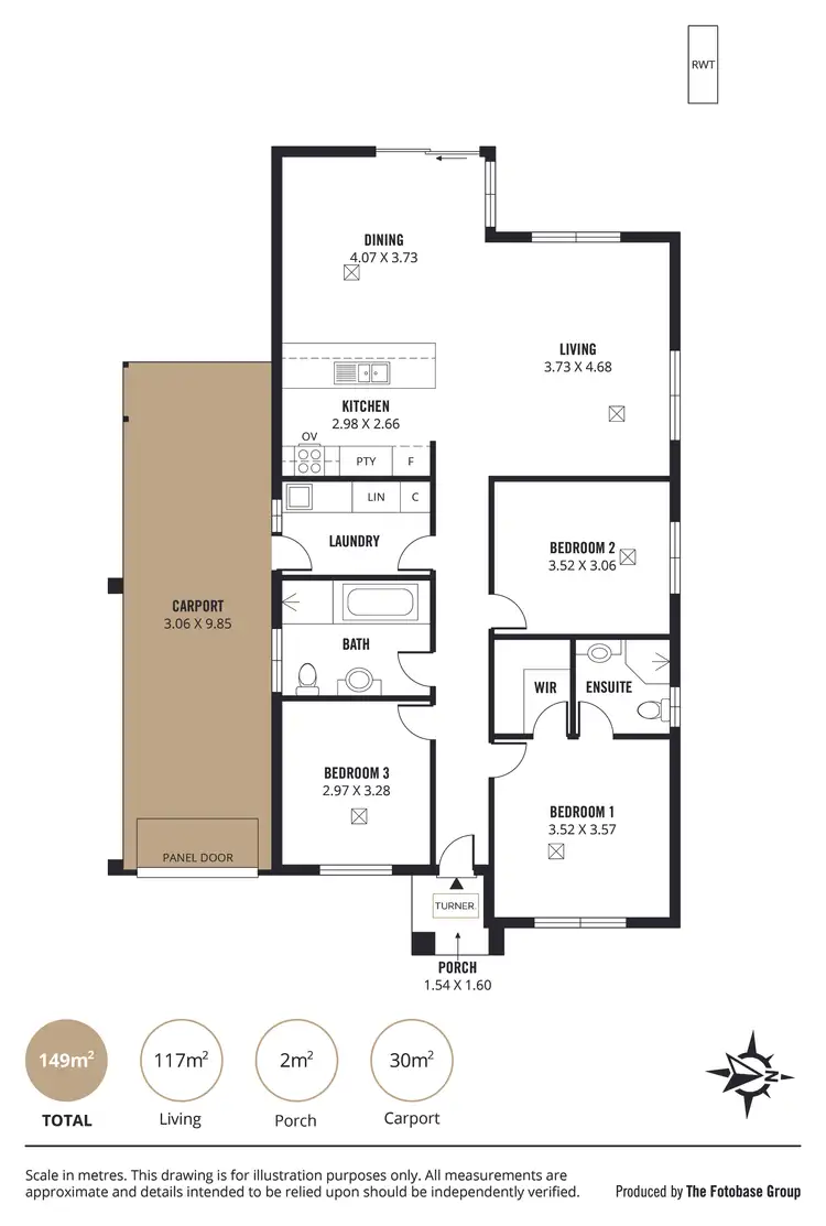 Floorplan of Homely house listing, 19 Ridgeway Avenue, Enfield SA 5085