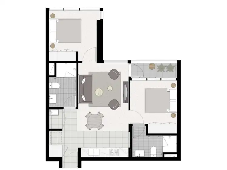 Floorplan of Homely apartment listing, 1111/500 Elizabeth Street, Melbourne VIC 3000