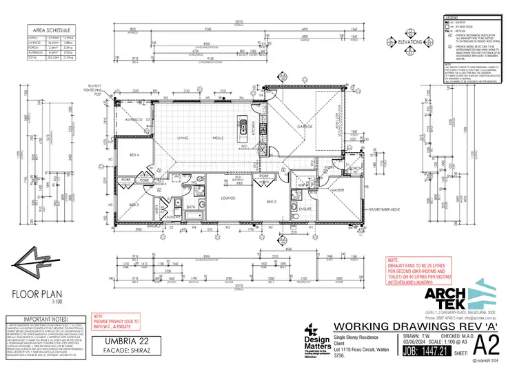 Floorplan of Homely house listing, 12 Ficus Circuit, Wallan VIC 3756