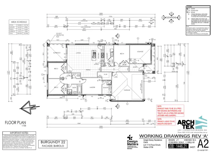 Floorplan of Homely house listing, 14 Ficus Circuit, Wallan VIC 3756