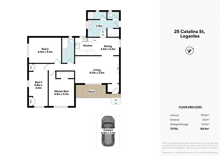 Floorplan of Homely house listing, 25 Catalina st, Loganlea QLD 4131