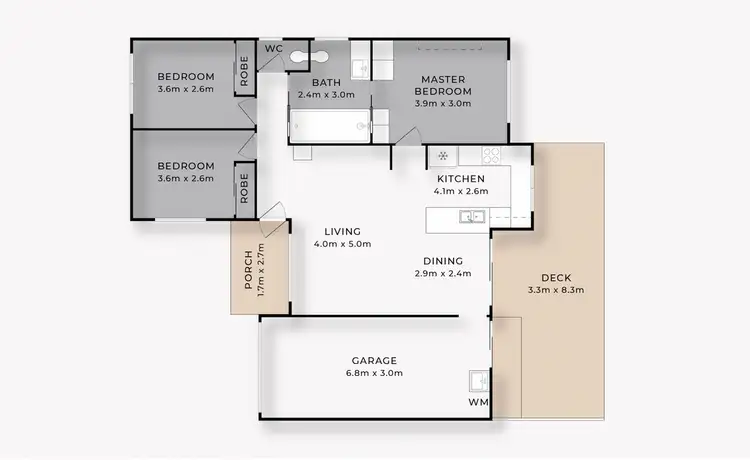 Floorplan of Homely villa listing, 85/1 Bridgman Drive, Reedy Creek QLD 4227