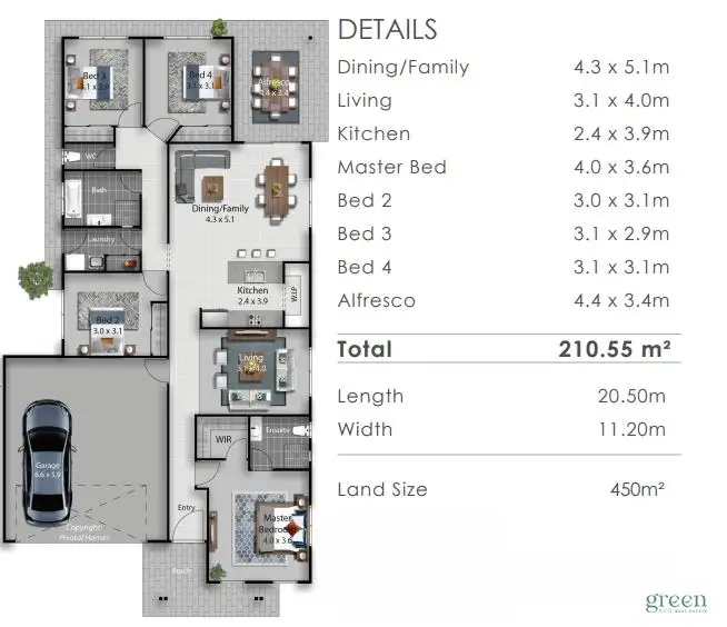 Floorplan of Homely house listing, 15A Rothbury Street, Logan Reserve QLD 4133