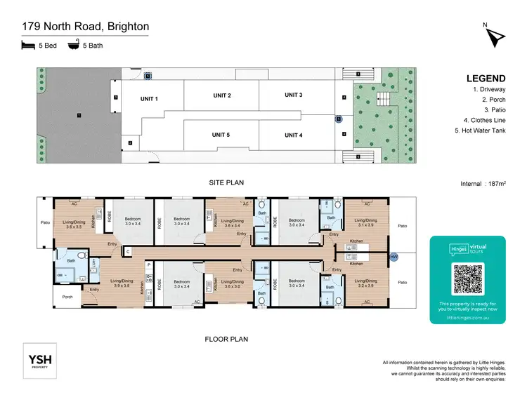 Floorplan of Homely apartment listing, 2/181 North Rd, Brighton QLD 4017
