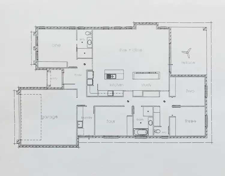 Floorplan of Homely house listing, 55 Entabeni Dr, Kearneys Spring QLD 4350