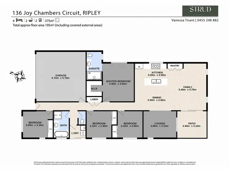 Floorplan of Homely house listing, 136 Joy Chambers Cct, Ripley QLD 4306