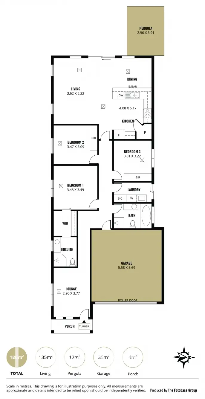 Floorplan of Homely house listing, 26 Pultawilta Avenue, Enfield SA 5085