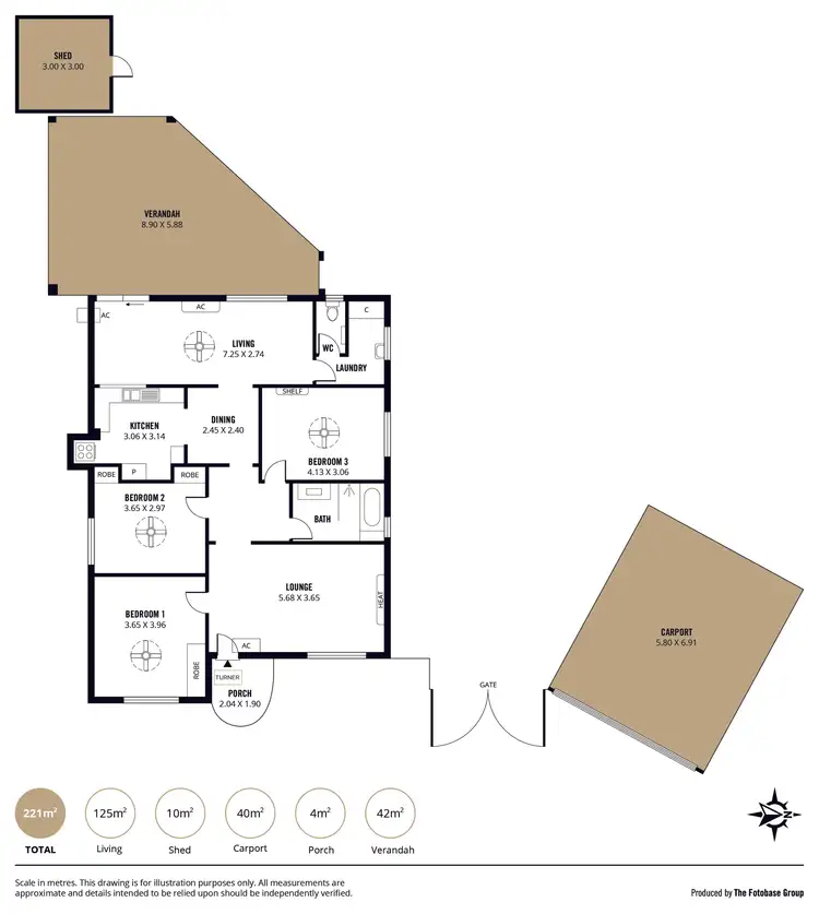 Floorplan of Homely house listing, 136 Maple Avenue, Royal Park SA 5014