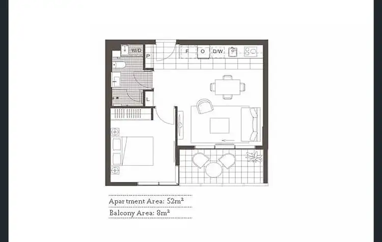 Floorplan of Homely apartment listing, 4F/9 Waterside Place, Docklands VIC 3008