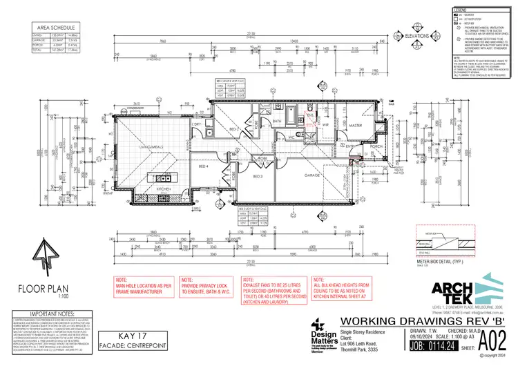 Floorplan of Homely house listing, 14 Leith Road, Thornhill Park VIC 3335