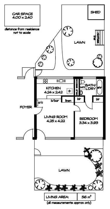 Floorplan of Homely unit listing, 9/15 Hatherley Avenue, Hyde Park SA 5061
