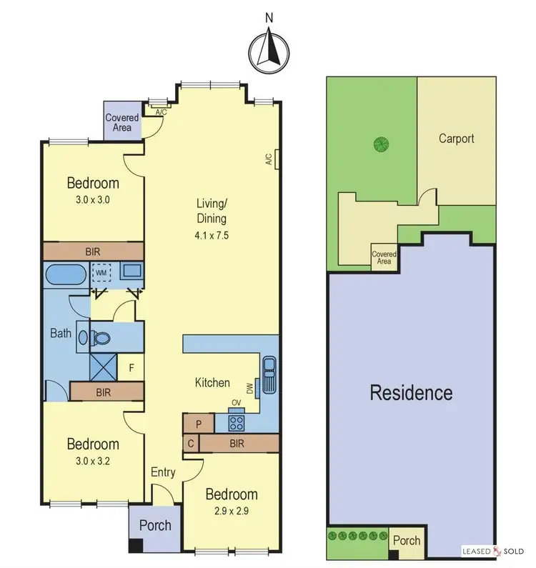 Floorplan of Homely unit listing, 30/292-324 Mckimmies Rd, Mill Park VIC 3082