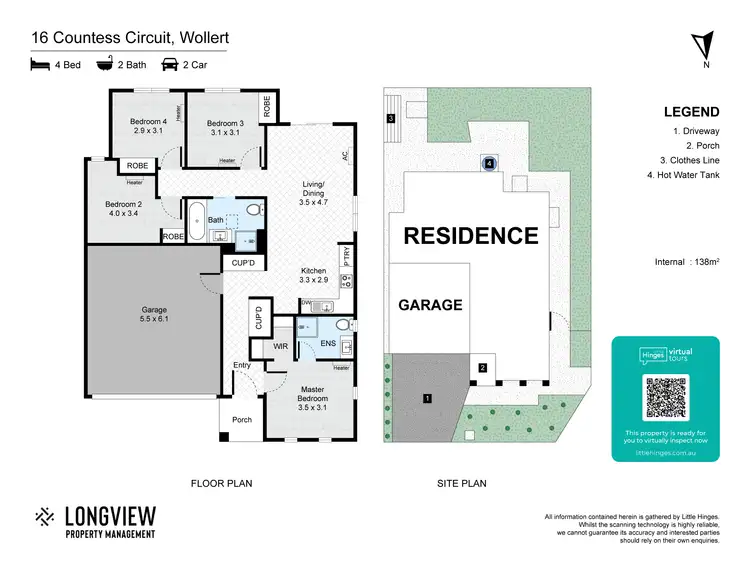 Floorplan of Homely house listing, 16 Countess Circuit, Wollert VIC 3750