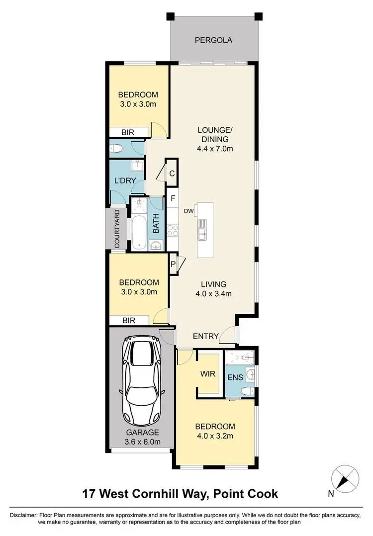Floorplan of Homely house listing, 17 West Cornhill Way, Point Cook VIC 3030